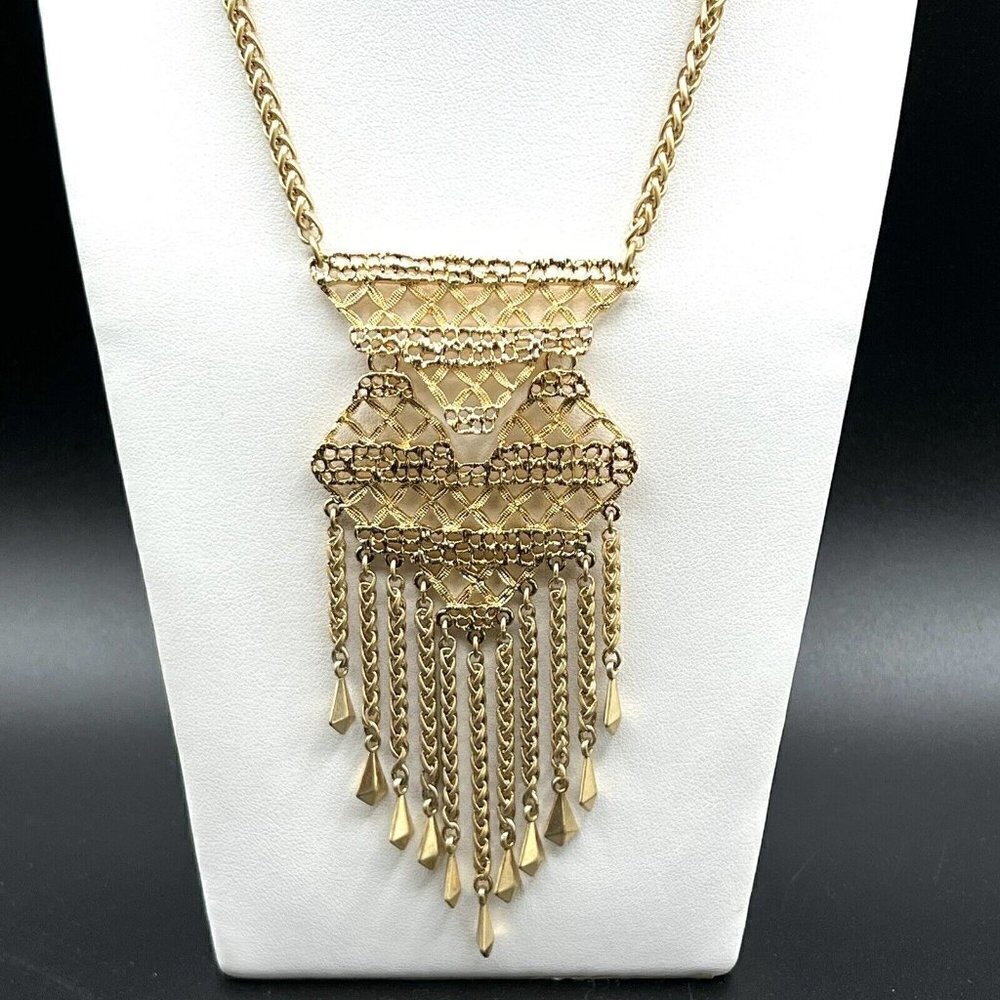 💜 Stella & Dot Alila Lace Necklace and Earring Set of 2 - Picture 9 of 13